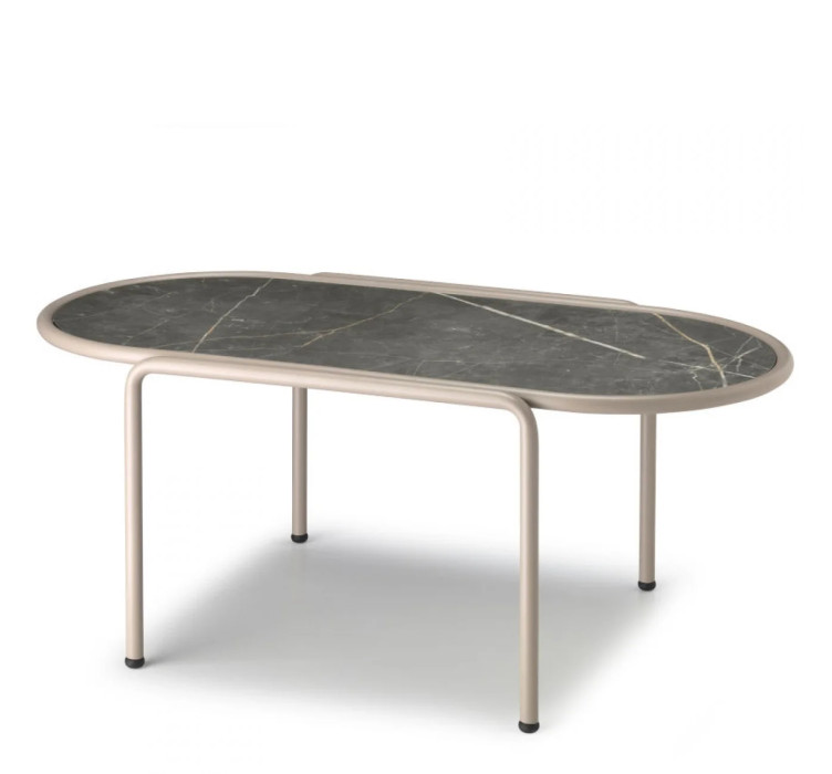 Кавовий столик DRESS CODE HPL 2744 Dove Grey Black Sahara Marble (2744VT-575)1